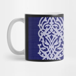 Indigo Large Arabesque Mug